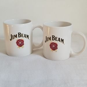 New Jim Beam Set of 2 Mugs